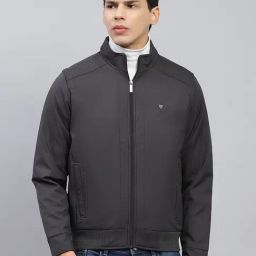 Monte Carlo Black Regular Fit Jacket-2