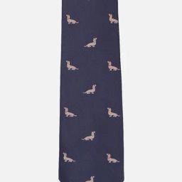 Van Heusen Navy Polyester Printed Tie image 3