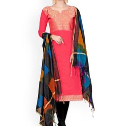 Maroosh Floral Embellished Unstitched Dress Material-image-26
