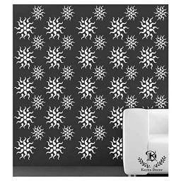 Kayra Decor Modern 16x24 Inch Wall Design Stencil Painting KHS285-image-87