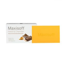 Maxisoft Set Of 2 Haldi & Chandan Natural Handcrafted Bathing Bar - 100g Each-6