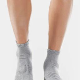 Jockey 7106 Blue & Grey Stretch Cotton Ankle Length Socks with Stay Fresh Treatment - Pack of 2-image-57