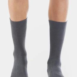 Jockey 7390 Grey Stretch Modal Cotton Crew Length Socks with Stay Fresh Treatment-22