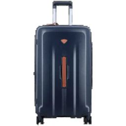 Jump Uppsala Rigid Navy 8 Wheels Large Hard Cabin Trolley Bag-image-8