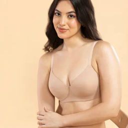 Enamor Honey Beige Full Coverage Padded T-Shirt Bra-picture-47