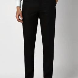 Van Heusen Black Regular Fit Trousers-image-70