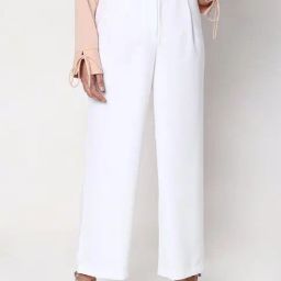 Vero Moda White Relaxed Fit High Rise Pants-picture-20
