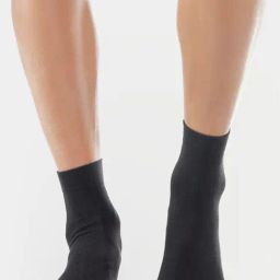Jockey 7396 Black Stretch Modal Cotton Ankle Length Socks with Stay Fresh Treatment-36
