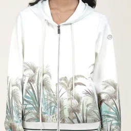 Label Ritu Kumar Ecru Printed Jacket With Joggers image 5