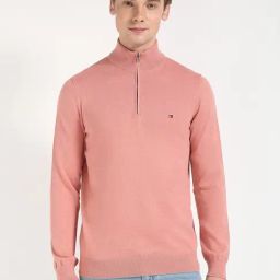 Tommy Hilfiger Pink Peony Cotton Regular Fit Sweatshirt-image-96