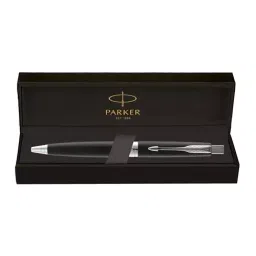 Parker Aster Lacque Black Ball Pen Chrome Trim Black Body Color, 9000019821-image-21