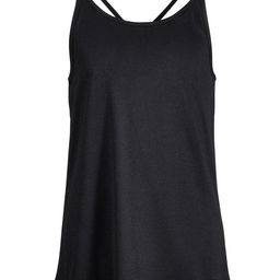 Macy's Ideology Girls Black Solid Styled Back Camisole-image-37
