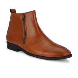 SERVER Men Solid High-Top Derbys-picture-21
