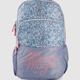 Gear Kids Abstract Printed Laptop Backpack with Glittery Effect -32L-46