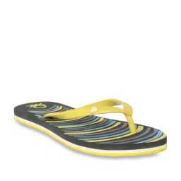 United Colors of Benetton Yellow & Black Flip Flops-picture-25