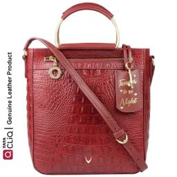 Hidesign Affair 01 Red Textured Medium Sling Handbag-image-56