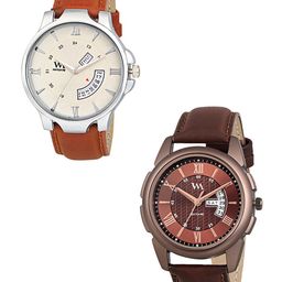 WM Men Set of 2 Analogue Watches DDWM-043-35kjo-46