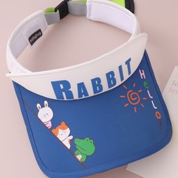 Babyhug Visor Cap Rabbit Print - Navy Blue-12
