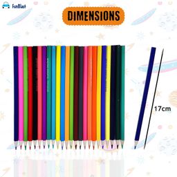 FunBlast Color Pencils Set for Kids Pack of 24 Multicolor image 3