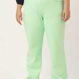 theRebelinme Women Relaxed Straight Fit High-Rise Easy Wash Trousers-picture-13