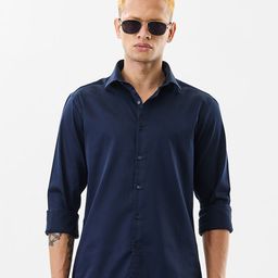 Snitch Slim Fit Spread Collar Formal Shirt-image-25