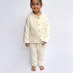 Snuggly Spaces Kids-Unisex White Nightdress-image-69