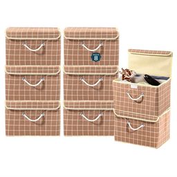 Kuber Industries Brown Set of 6 Reusable Drawer Organiser Organisers-18