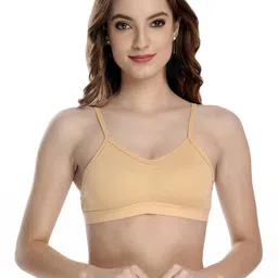 Samvar Brown Cotton Non-Wired Non Padded Minimizer Bra-picture-45
