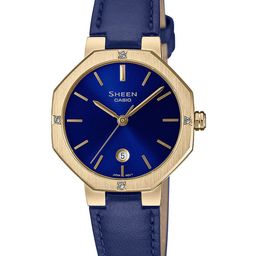CASIO Women Blue Dial & Blue Leather Straps Analogue Watch SH293-image-88