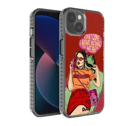 DailyObjects Red & Pink Anti Social Babe iPhone 13 Mini Back Case-48