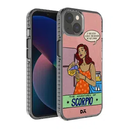 DailyObjects Pink & Green Scorpio iPhone 13 Mini Back Case-29
