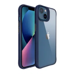 DailyObjects Blue Solid iPhone 13 Mini Back Case-29