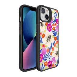 DailyObjects Multicolor Dusty Balloon Flower Printed iPhone 13 Mini Back Case-8