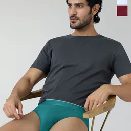 XYXX Men Pack Of 3 Cotton Basic Briefs XYBRF3PCKN866-image-64