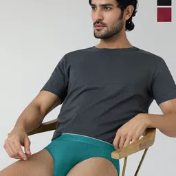 XYXX Men Pack Of 3 Cotton Basic Briefs XYBRF3PCKN875-image-70