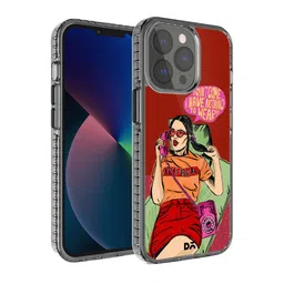 DailyObjects Red & Green Anti Social Babe Stride 2.0 iPhone 13 Pro Phone Case-7