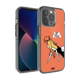DailyObjects Orange & Yellow Printed Not Today Stride 2.0 iPhone 13 Pro Max Phone Case-4
