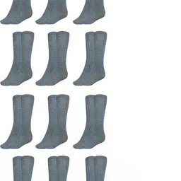 MUKHAKSH Unisex Grey Socks-picture-34