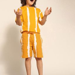 U.S. Polo Assn. Kids Boys Striped Printed Mid-Rise Regular Fit Shorts-picture-48