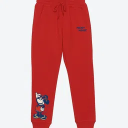 YK Disney Boys Printed Mid-Rise Joggers-image-63