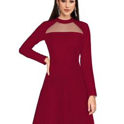 SHOPONBIT Fit & Flare Dress-image-127