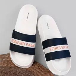 Mast & Harbour Men Colourblocked Sliders-picture-28