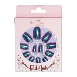 BEROMT Set Of 12 Salon Finish Press On Nail Tip With Application Kit - BFN768BPN-53