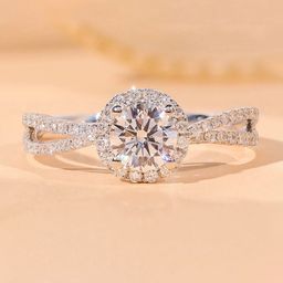 Designs & You Silver-Plated Cubic Zirconia Stone-Studded Adjustable Finger Ring-image-83