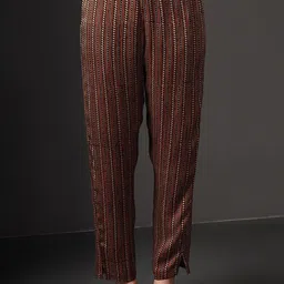 JAYPORE Women Printed Trousers-image-7