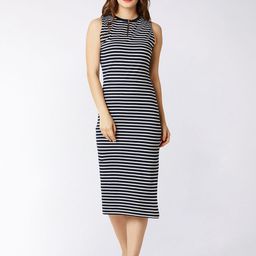 Mast & Harbour Striped Sheath Midi Dress-picture-44