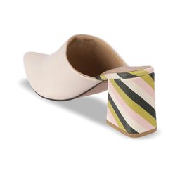 Mochi Textured Block Mules with Buckles image 2