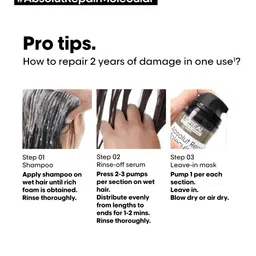 LOreal Professionnel Absolut Repair Molecular Deep Repairing Leave-in Hair Mask - 100ml image 4