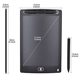 Yamama E-Writer LCD Writing Pad cum Tablet with Stylus and Erase Button - Black-12