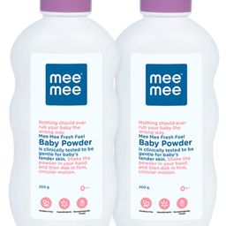 Mee Mee Baby Powder Fresh Feel - 200 gm(Pack of 2)-image-35